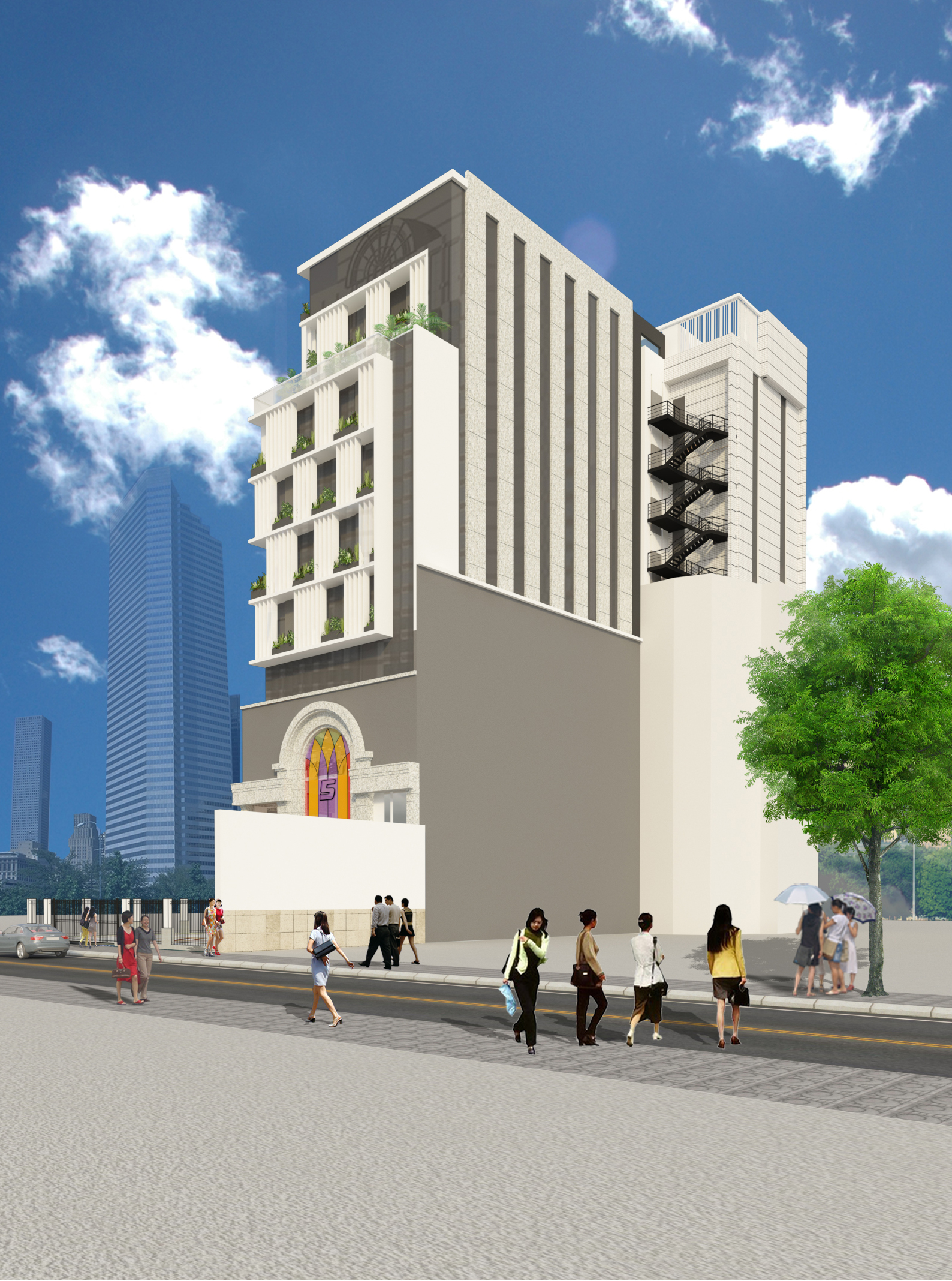 Tòa Nhà Văn Phòng 648 Cách Mạng Tháng 8